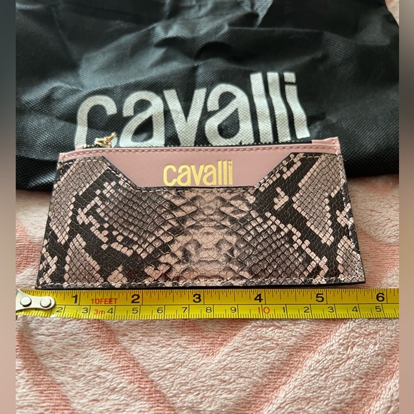 Cavalli Class Small Wallet Card Holder Organizer Pink - Picture 5 of 11